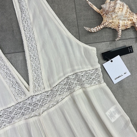 🔆O’NEILL🔆 SANDE JUMPSUIT COVER UP ROMPER BEAUTIFUL COMFY - Picture 14 of 16